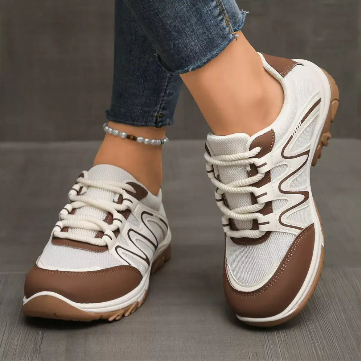 Lightweight Lace Up Athletic - Trendsi - Flyclothing LLC