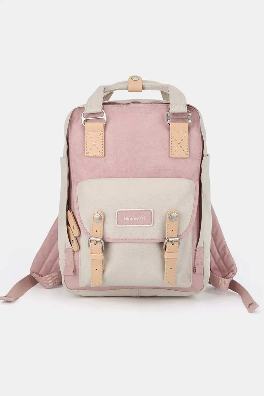 Himawari Contrast Water and Scratch-Resistant Nylon Backpack Bag - Trendsi - Flyclothing LLC