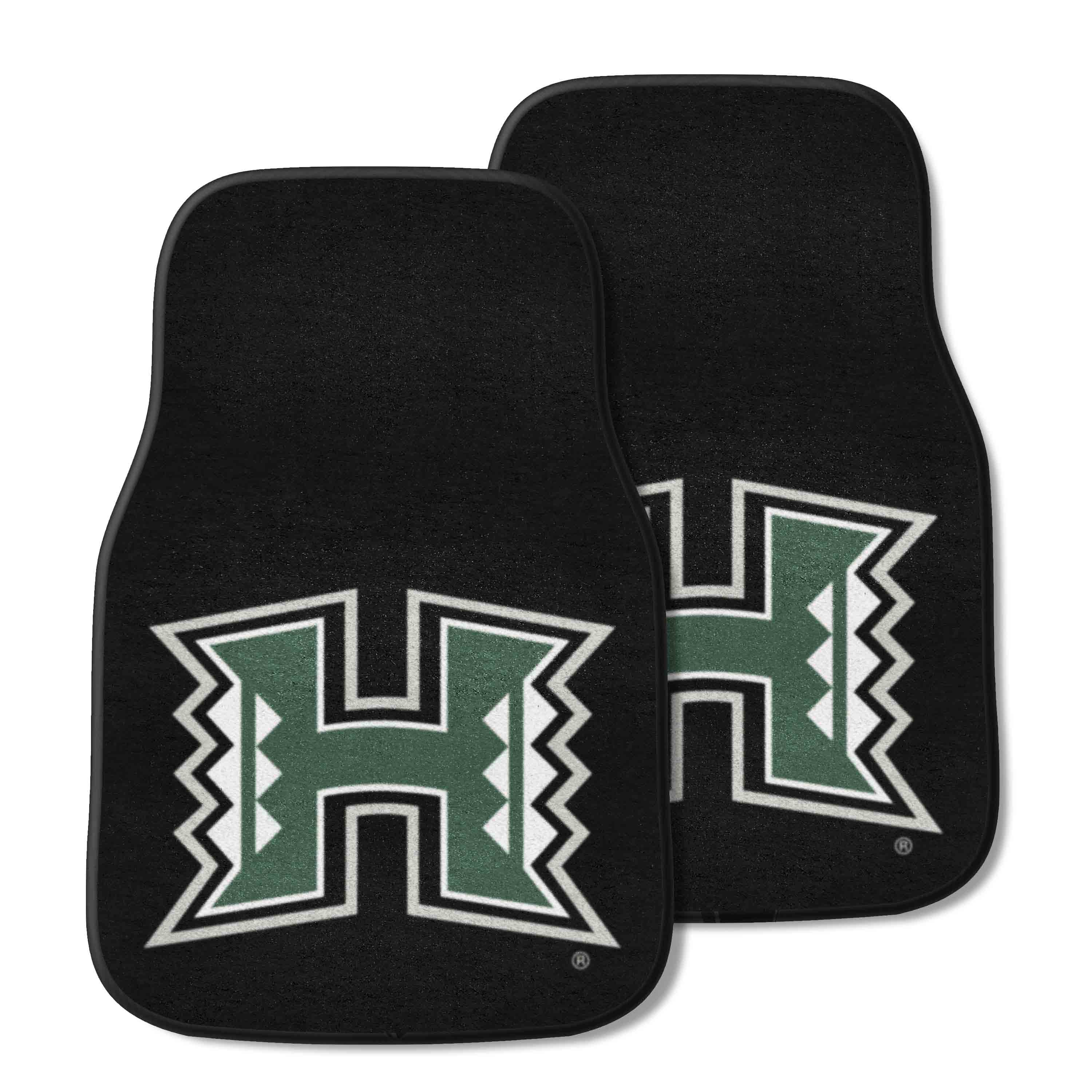 Hawaii Rainbows Front Carpet Car Mat Set - 2 Pieces - Hawaii
