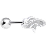 Officially Licensed NFL Cut Out Denver Broncos Tongue Ring
