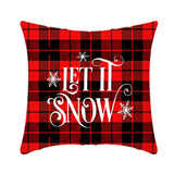 Merry Christmas Cushion Cover 45cm Elk Santa Claus Short Plush Sofa Pillow Cover Home Decor Pillowcase Christmas Decoration - My Store - Flyclothing LLC