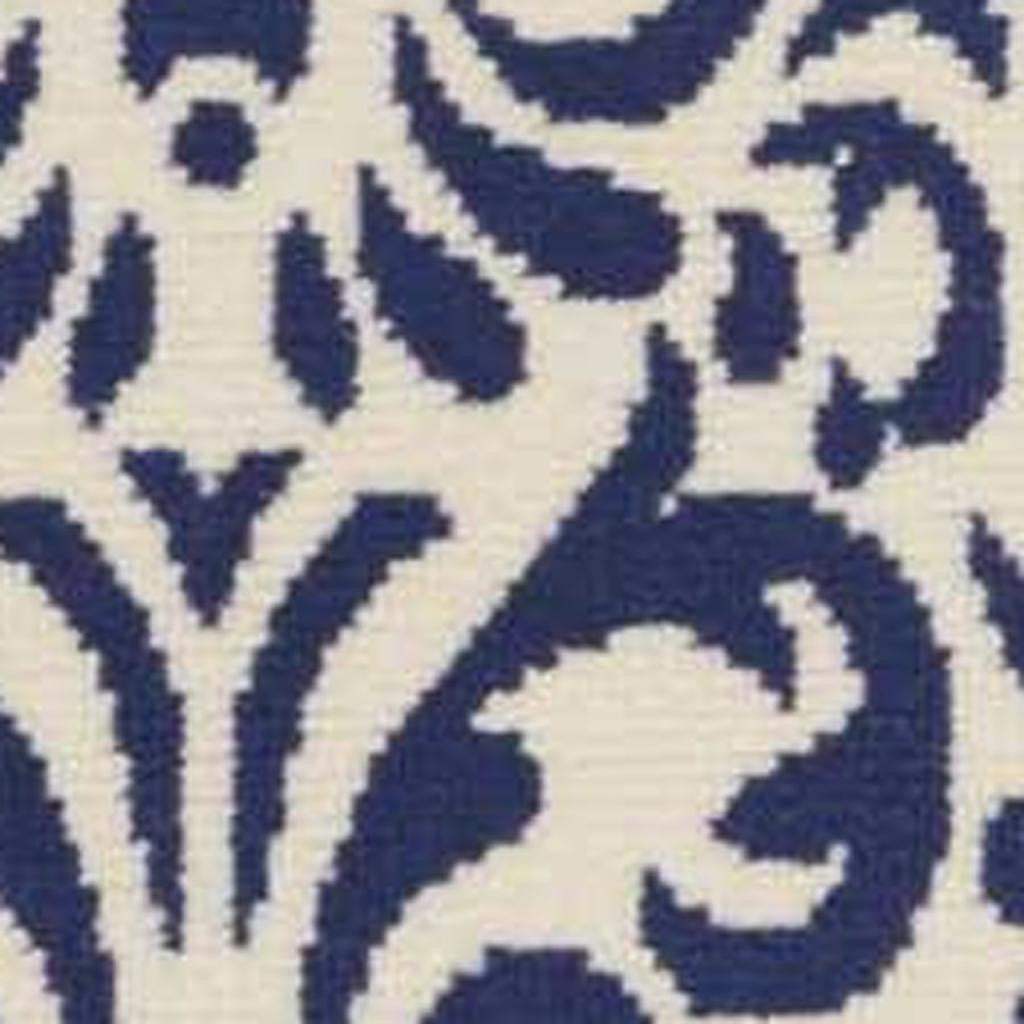 5' X 7' Blue And White Damask Area Rug - HomeRoots - Flyclothing LLC