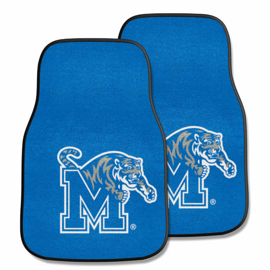 Memphis Tigers Front Carpet Car Mat Set - 2 Pieces - Memphis