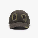 Distressed Cotton Baseball Cap - Trendsi - Flyclothing LLC