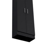67" Black Wood Pantry Or Storage Closet - Homeroots - Flyclothing LLC