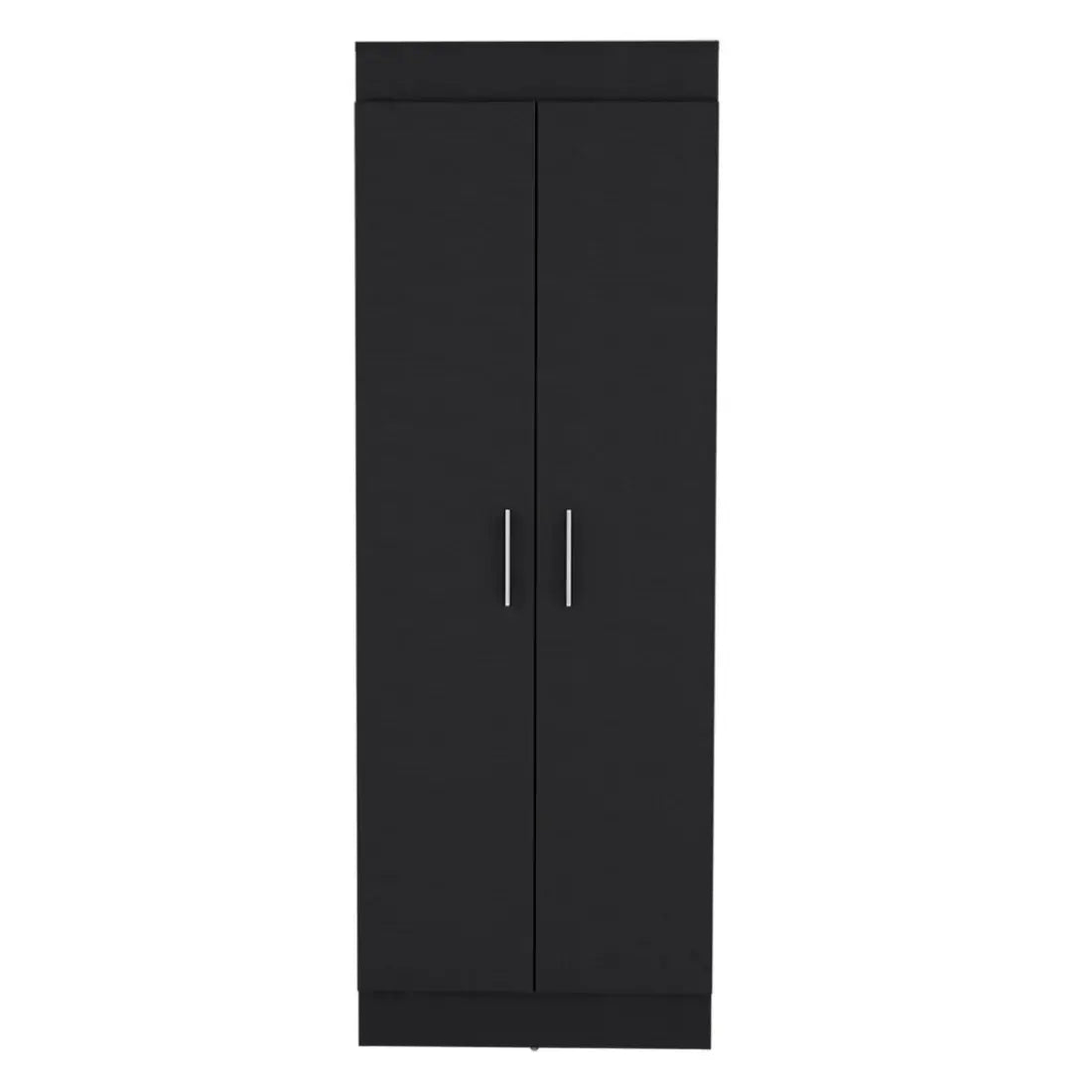 67" Black Wood Pantry Or Storage Closet - Homeroots - Flyclothing LLC