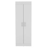 67" White Wood Pantry Or Storage Closet - Homeroots - Flyclothing LLC