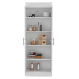 67" White Wood Pantry Or Storage Closet - Homeroots - Flyclothing LLC
