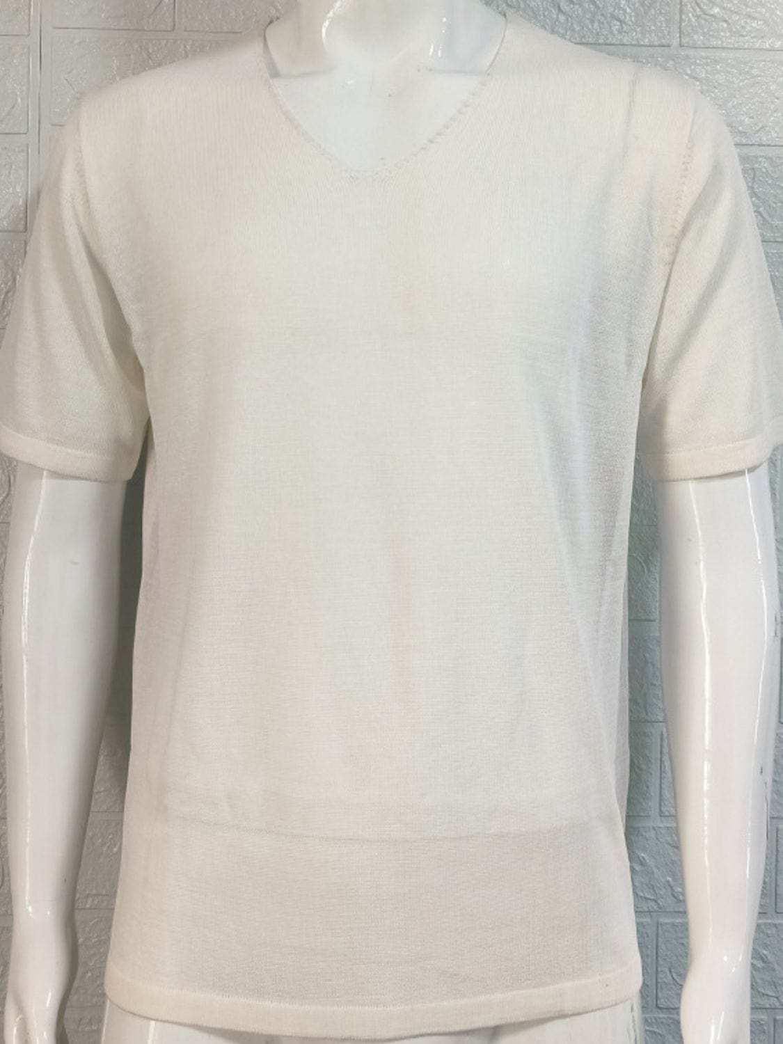 Men's V-Neck Short Sleeve T-Shirt - Trendsi - Flyclothing LLC