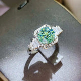 3 Carat Moissanite 925 Sterling Silver Ring - Trendsi - Flyclothing LLC