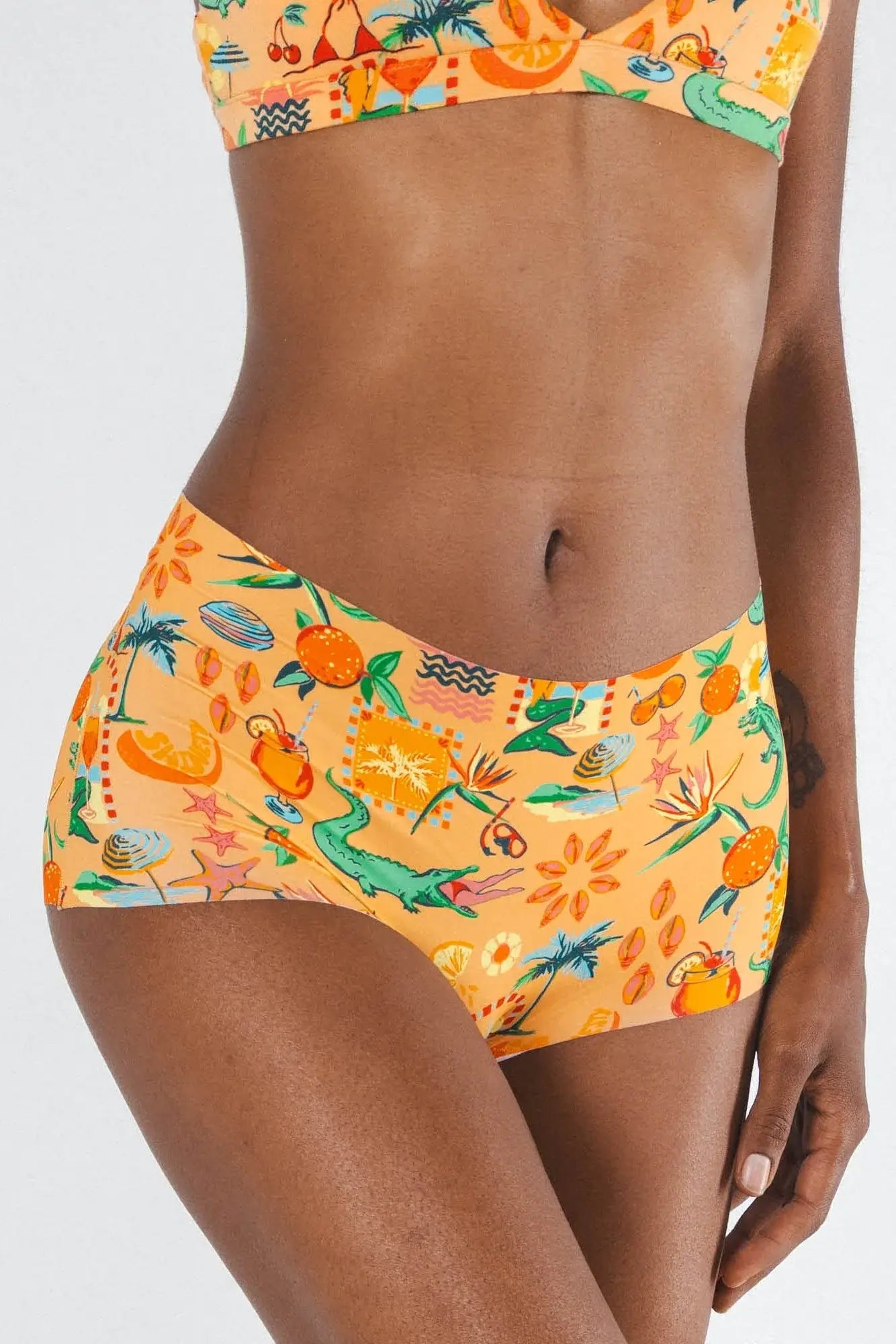 The Sunshine State | Creamsicle Summer Women’s Seamless Boyshort - Shinesty - Flyclothing LLC