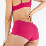 The Begonia | Hot Pink Tonal Women’s Seamless Boyshort - Shinesty - Flyclothing LLC