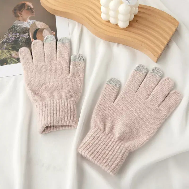 Touchscreen Knit Gloves - Trendsi - Flyclothing LLC