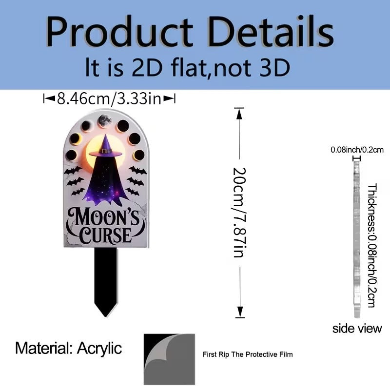 Acrylic Halloween Garden Decoration Picks - My Store - Flyclothing LLC