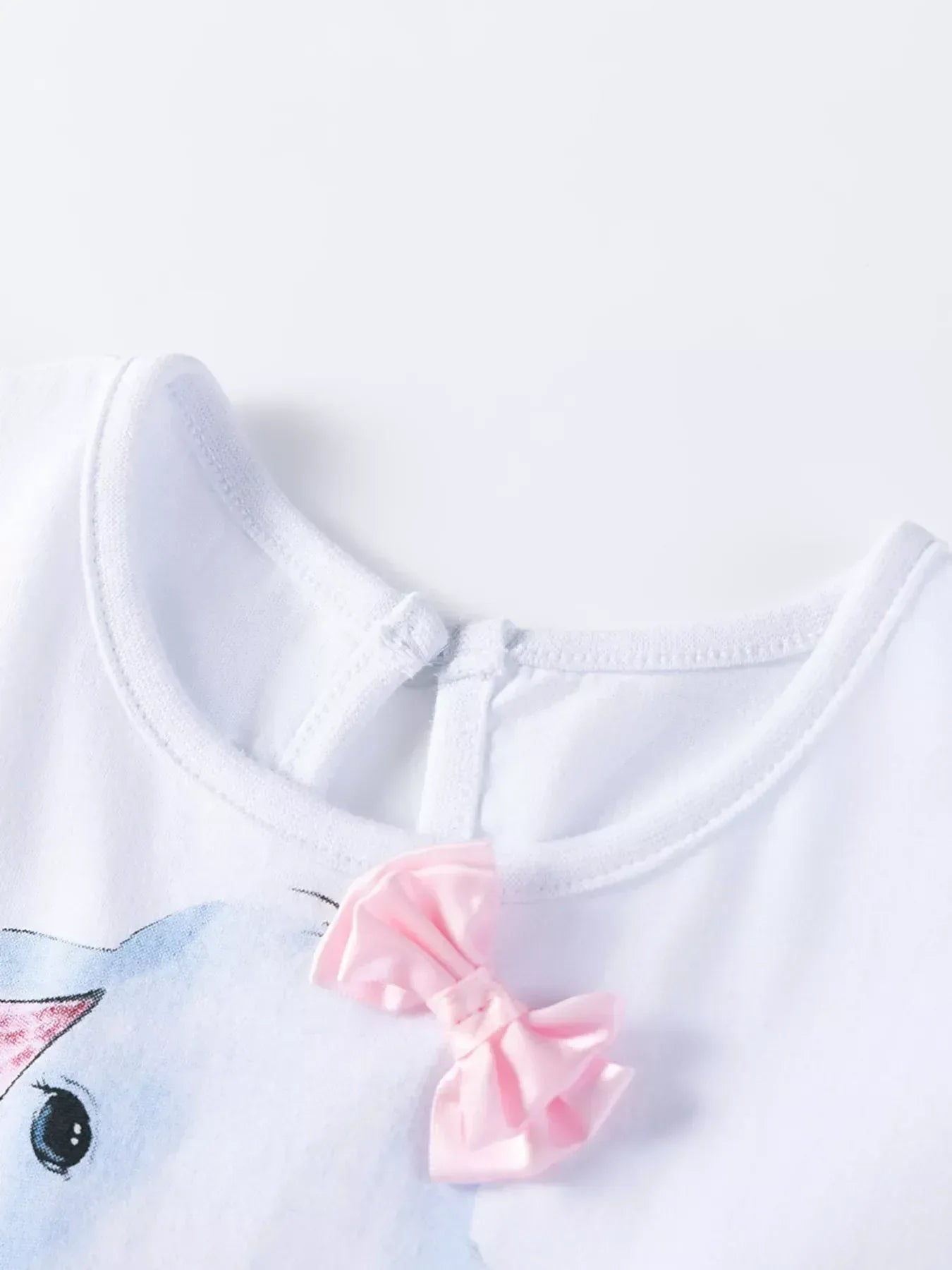 Children's Elephant Polka Dot Ruffle Hem Dress - Trendsi - Flyclothing LLC