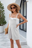 Knotted Strap Romper with Pockets - Trendsi - Flyclothing LLC
