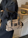 Vintage Top Handle Crossbody Bag - Trendsi - Flyclothing LLC