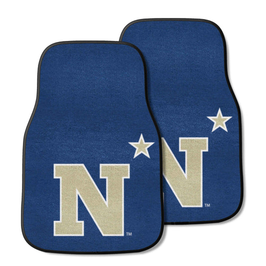 Naval Academy Front Carpet Car Mat Set - 2 Pieces - Naval Academy