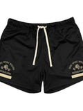 Men's Plus Size Graphic Drawstring Active Shorts - Trendsi