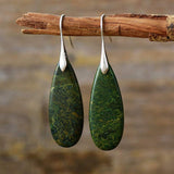 Natural Stone Waterdrop Shape Earrings - Trendsi - Flyclothing LLC