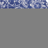 5' Blue And White Floral Distressed Round Rug - HomeRoots - Flyclothing LLC