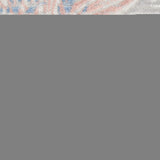 4' X 6' Blue Blush And Gray Seashell and Coral Area Rug - HomeRoots - Flyclothing LLC