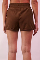 VERY J Striped Trim Detail Activewear Shorts - Trendsi - Flyclothing LLC