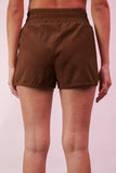 VERY J Striped Trim Detail Activewear Shorts - Trendsi