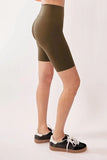 Davi & Dani High Waisted Biker Leggings - Trendsi