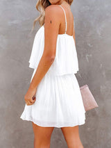 Ruched Spaghetti Strap Romper - Trendsi - Flyclothing LLC