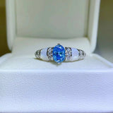 1 Carat Moissanite 925 Sterling Silver Ring - Trendsi - Flyclothing LLC