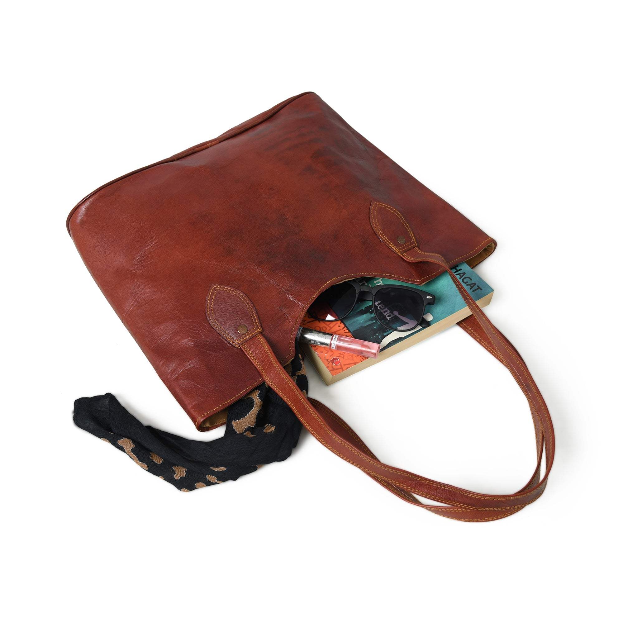 Timeless Elegance Tote - Classy Leather Bags - Flyclothing LLC