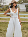 Backless Wide Strap Wide Leg Jumpsuit - Trendsi - Flyclothing LLC