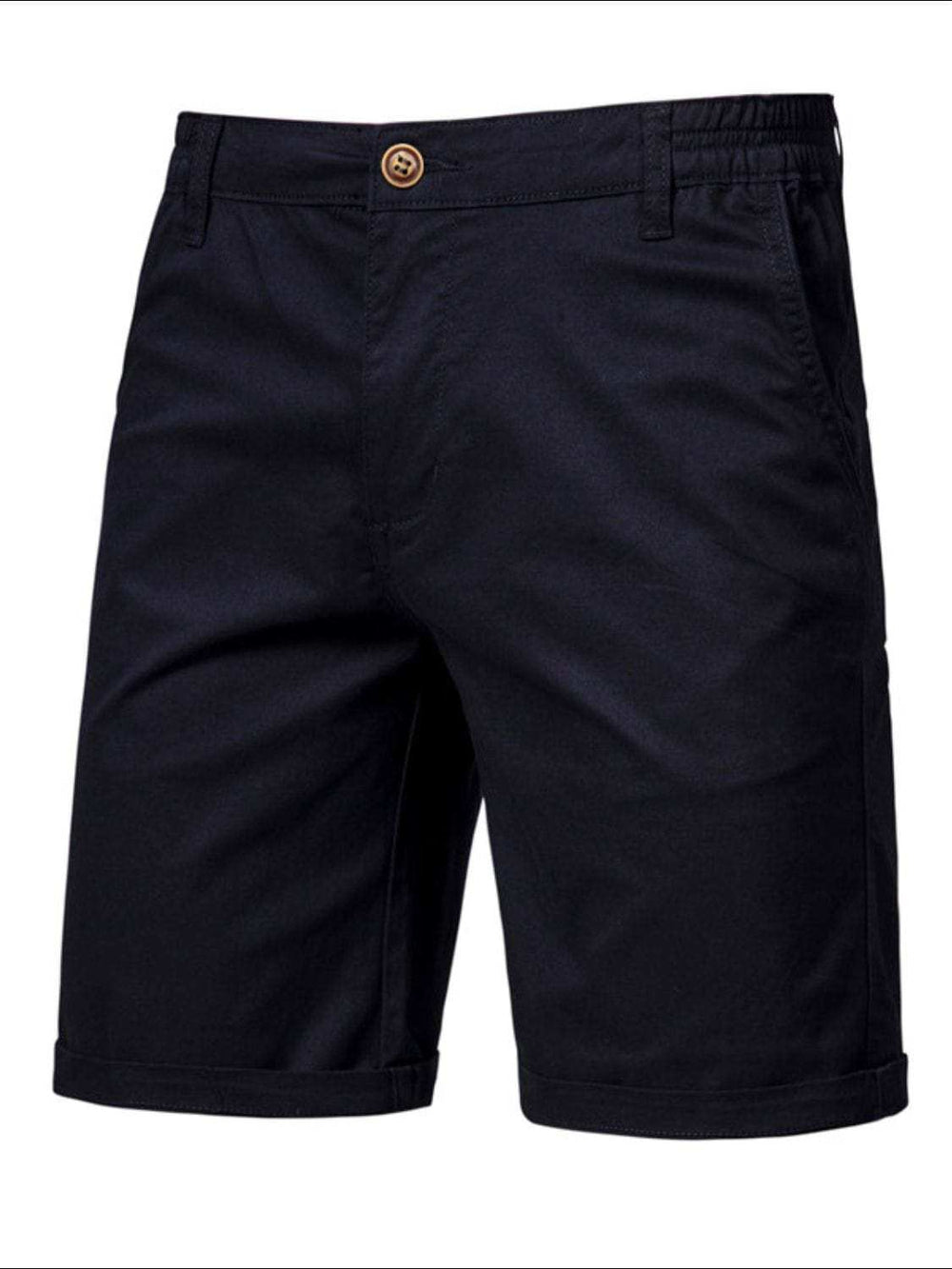 Men's Elastic Waist Shorts with Pockets - Trendsi - Flyclothing LLC