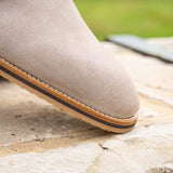 56-105-SND LEGERRA Sueded Goatskin Monkstrap, Sand - Zelli Italia - Flyclothing LLC