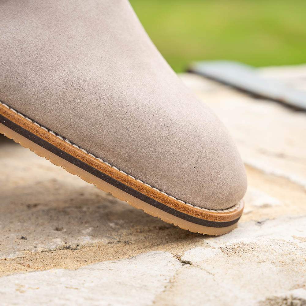 56-105-SND LEGERRA Sueded Goatskin Monkstrap, Sand - Zelli Italia - Flyclothing LLC
