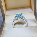 5 Carat Moissanite 925 Sterling Silver Ring - Trendsi - Flyclothing LLC