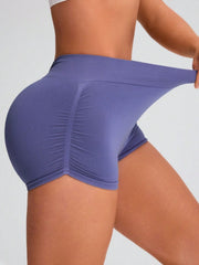 Elastic Waist Active Shorts - Trendsi