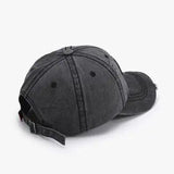 Embroidered Letter Cotton Baseball Cap - Trendsi
