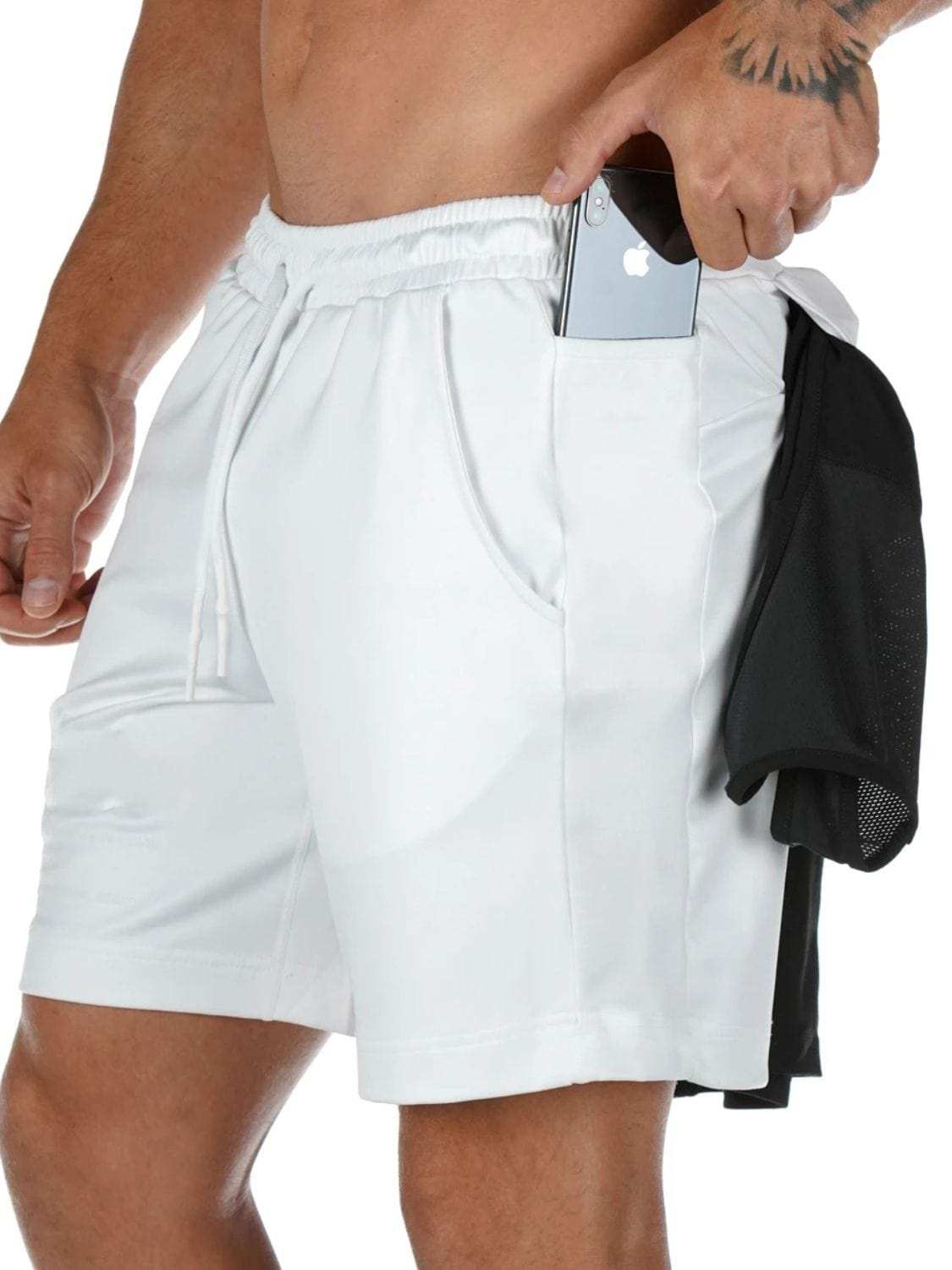 Men's Drawstring Active Shorts with Pockets - Trendsi - Flyclothing LLC