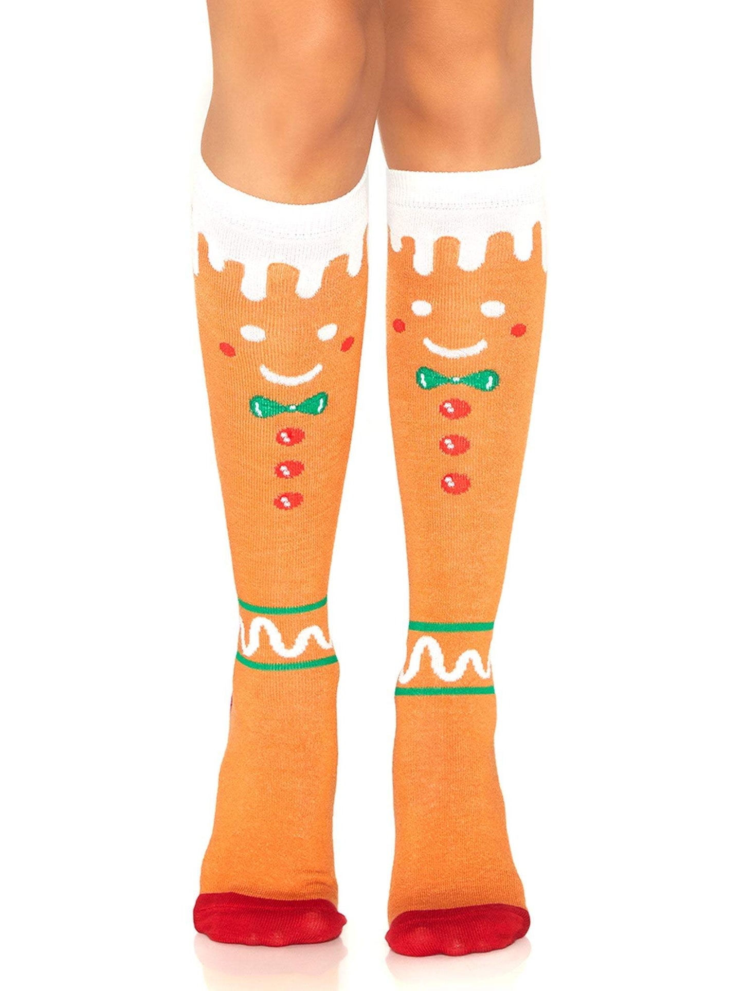 Sonia Gingerbread Man Socks