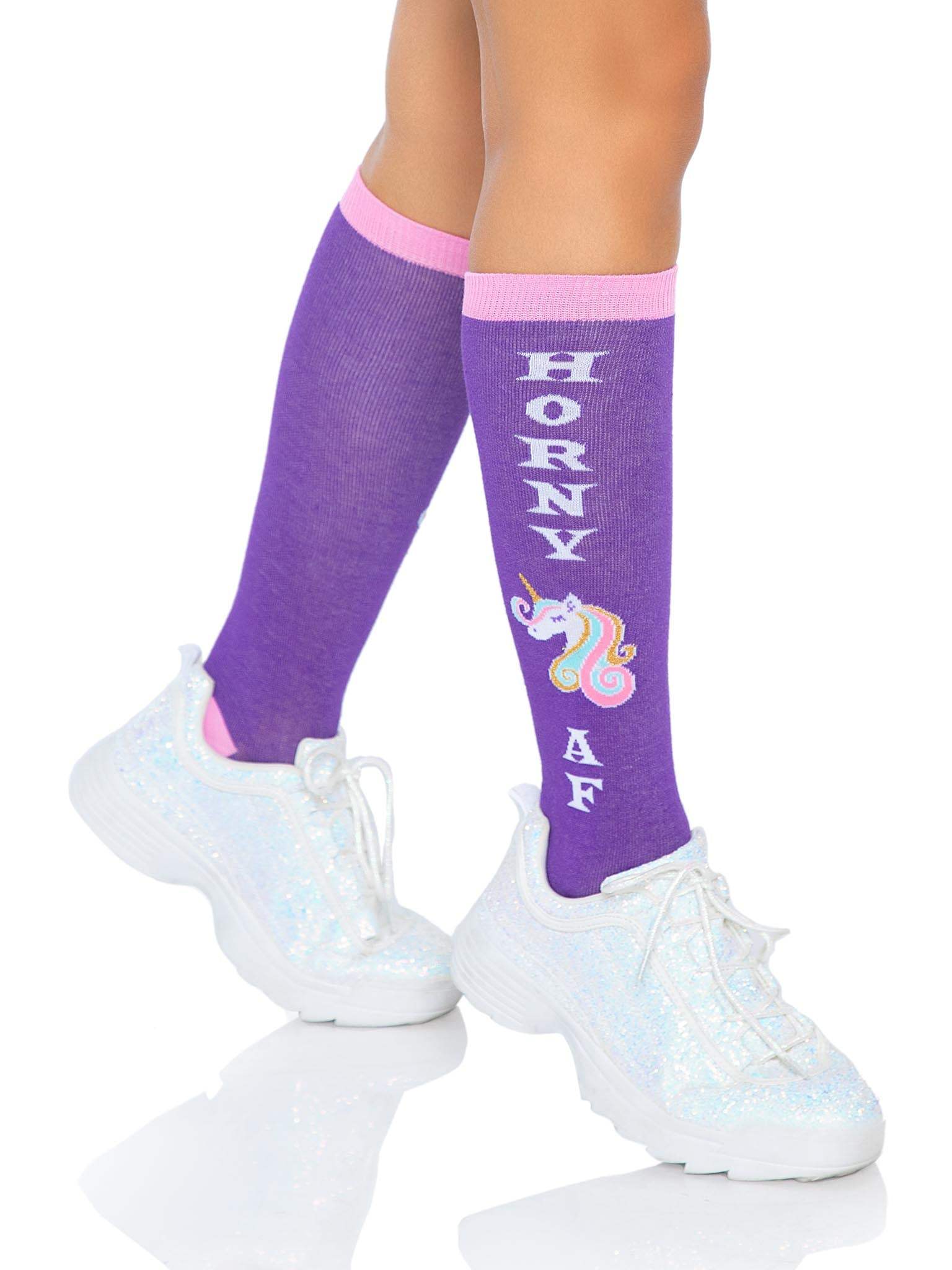 Horny AF Knee Socks