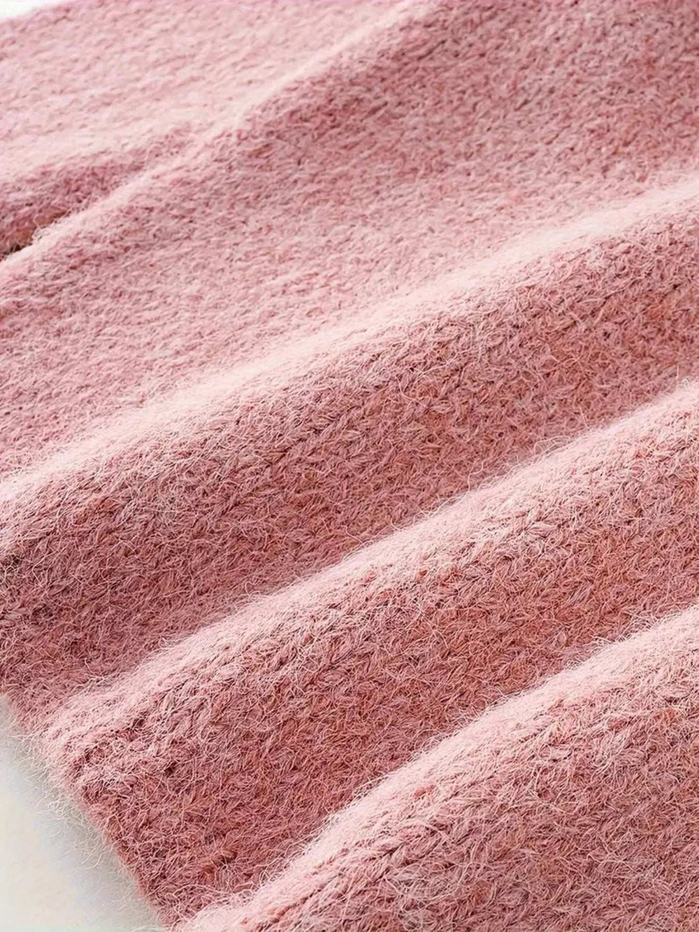 Oversized Round Neck Long Sleeve Sweater - Trendsi - Flyclothing LLC