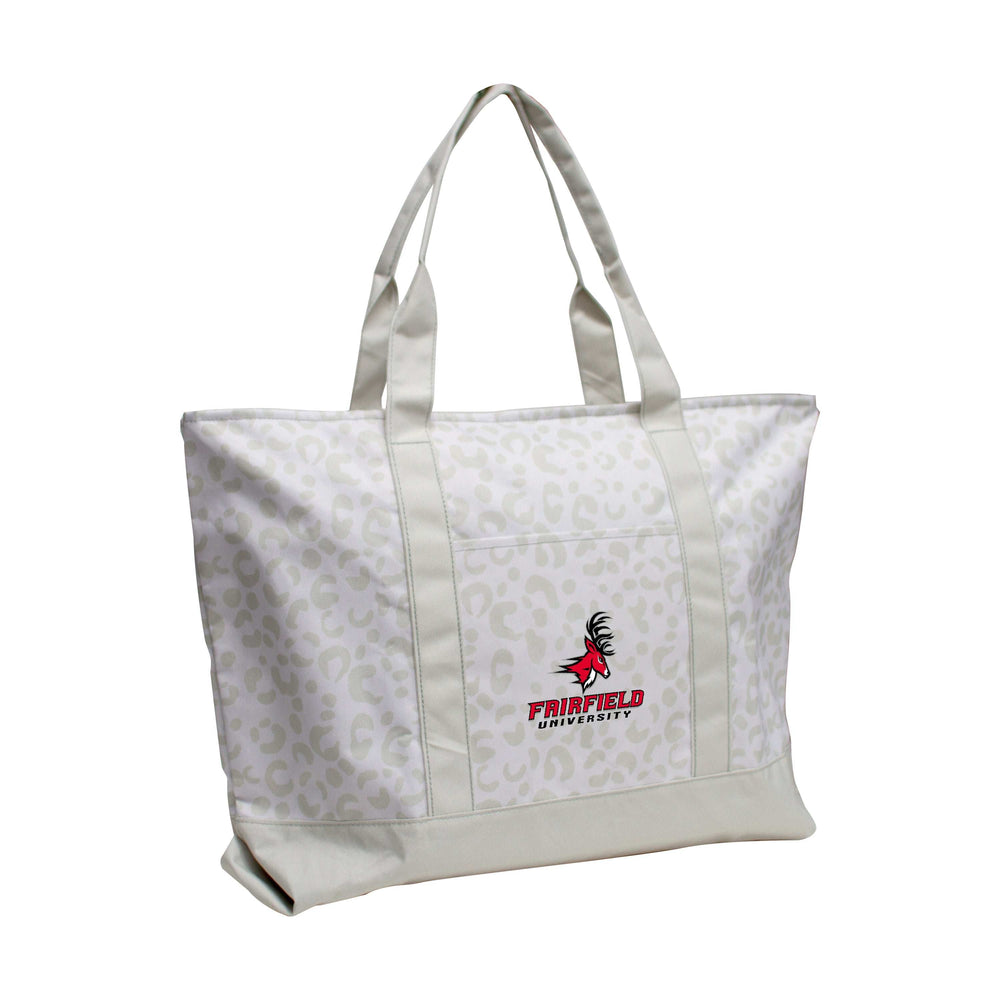 Fairfield Leopard Pattern Tote - Logo Brands - Flyclothing LLC