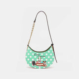 Nicole Lee USA Vegan Leather Polka Dot Shoulder Bag - Trendsi - Flyclothing LLC