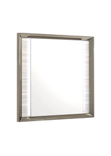 38" White And Silver Wood Lighted Dresser Mount Framed Mirror - Homeroots - Flyclothing LLC