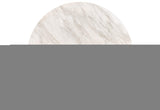 42" White and Black Wood And Faux Marble Round Counter Height Bar Table - HomeRoots - Flyclothing LLC