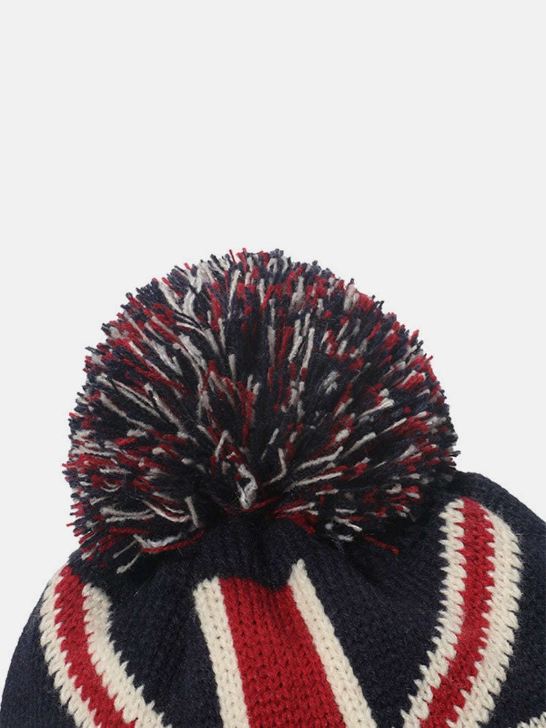 Roll Rim US Flag Knit Hat - Trendsi