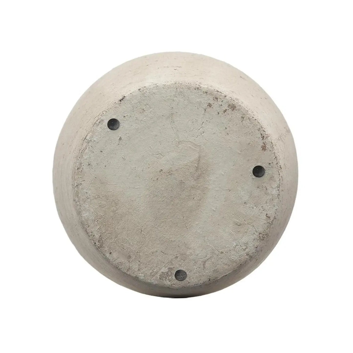 16" Antiqued Bronze And Light Gray Color Block Ceramic Round Jug Vase - Homeroots - Flyclothing LLC