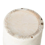 10" Brown And White Color Block Ceramic Round Jug Vase - Homeroots - Flyclothing LLC